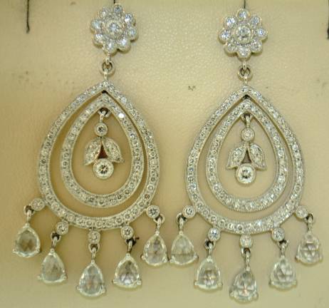 Sophia D. 7.75 Ct. E-F/VVS Diamond Earrings