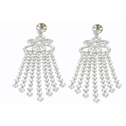 29.50 Ct Diamond Deco Earrings