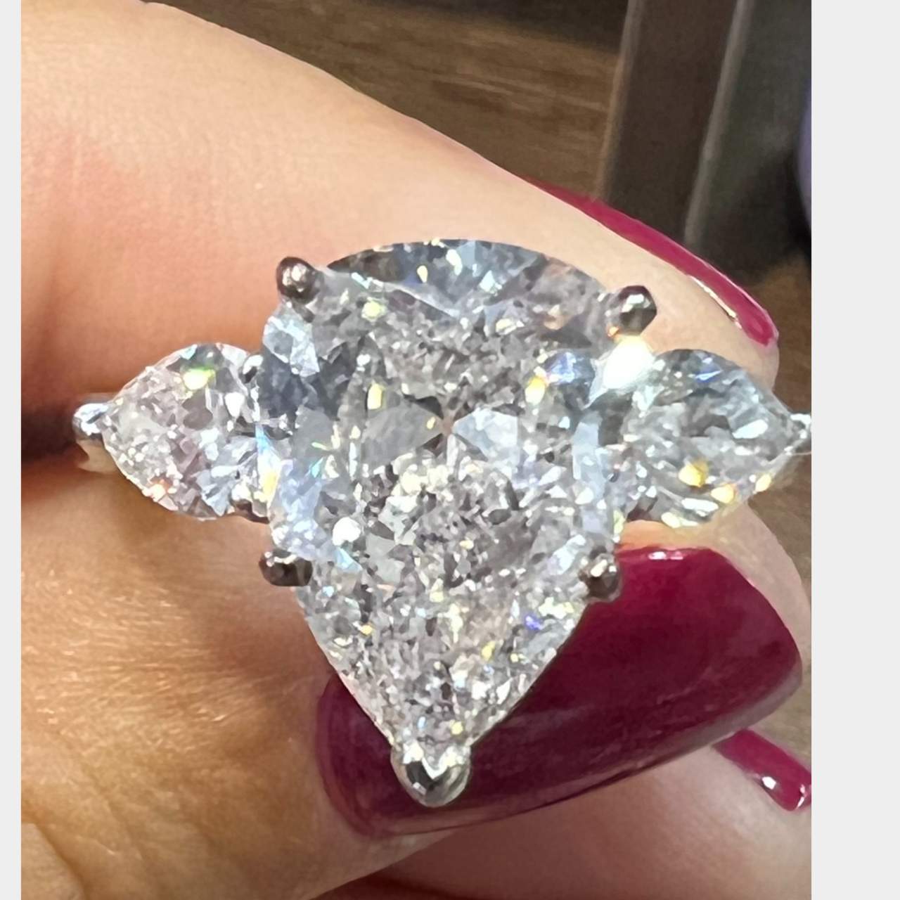 Platinum 4.02 Ct. GIA Certified Diamond Engagement Ring - Image 5