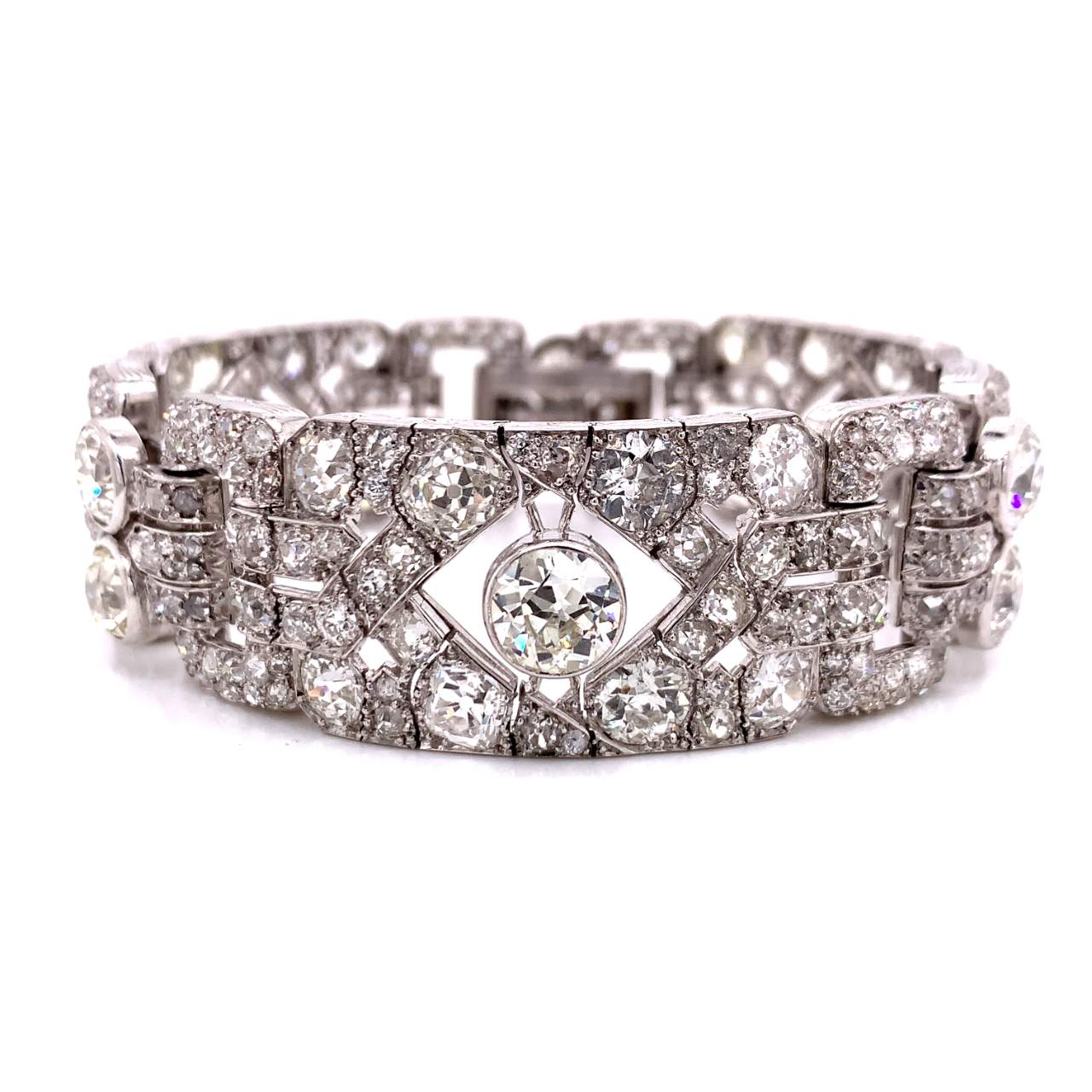 50.00 Ct Diamond French Deco Bracelet