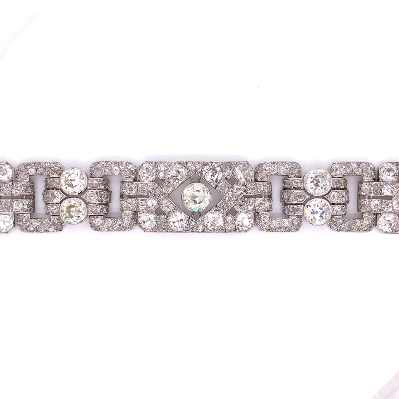 50.00 Ct Diamond French Deco Bracelet