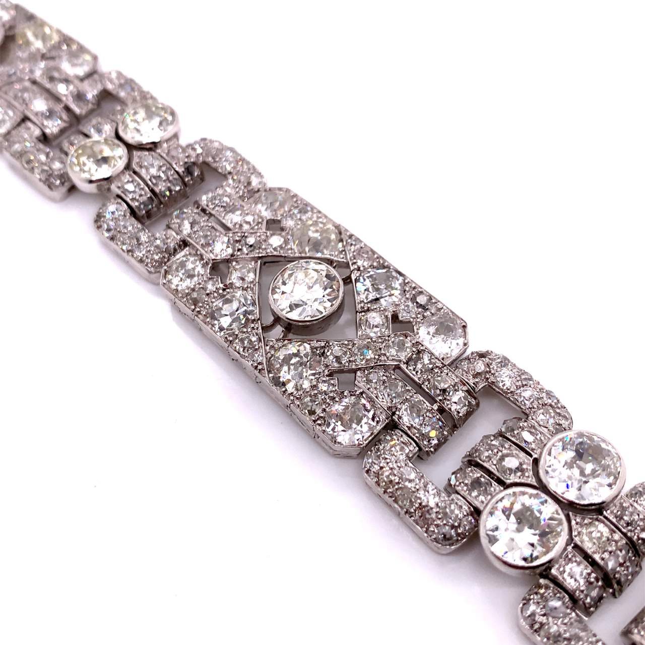 50.00 Ct Diamond French Deco Bracelet
