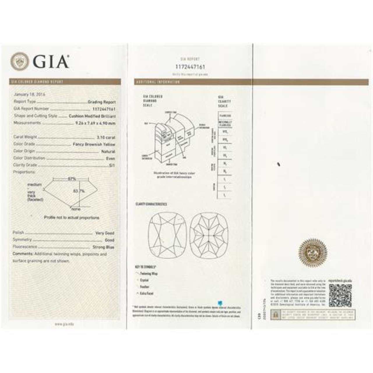 3.10 Fancy Color Diamond Engagement Ring