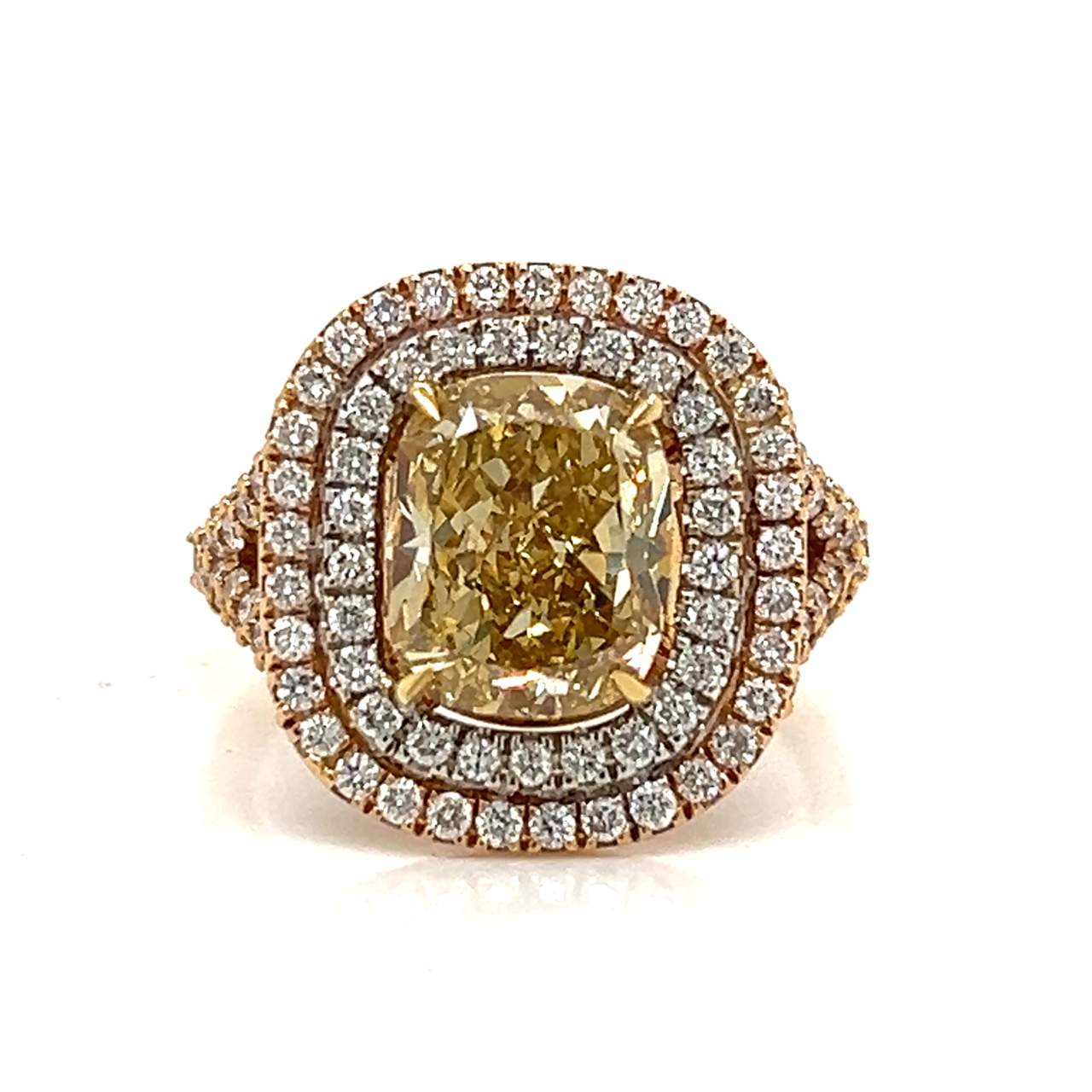 3.10 Fancy Color Diamond Engagement Ring
