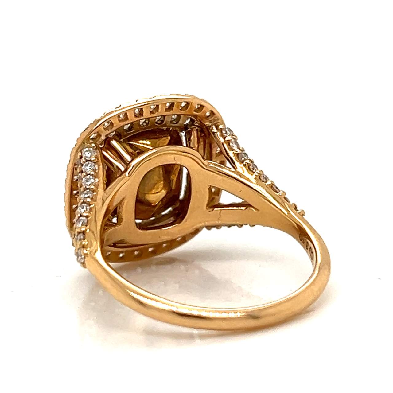 3.10 Fancy Color Diamond Engagement Ring