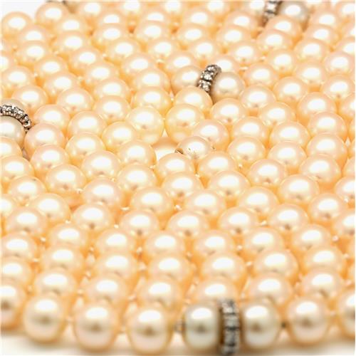 Pearl & Diamond Necklace