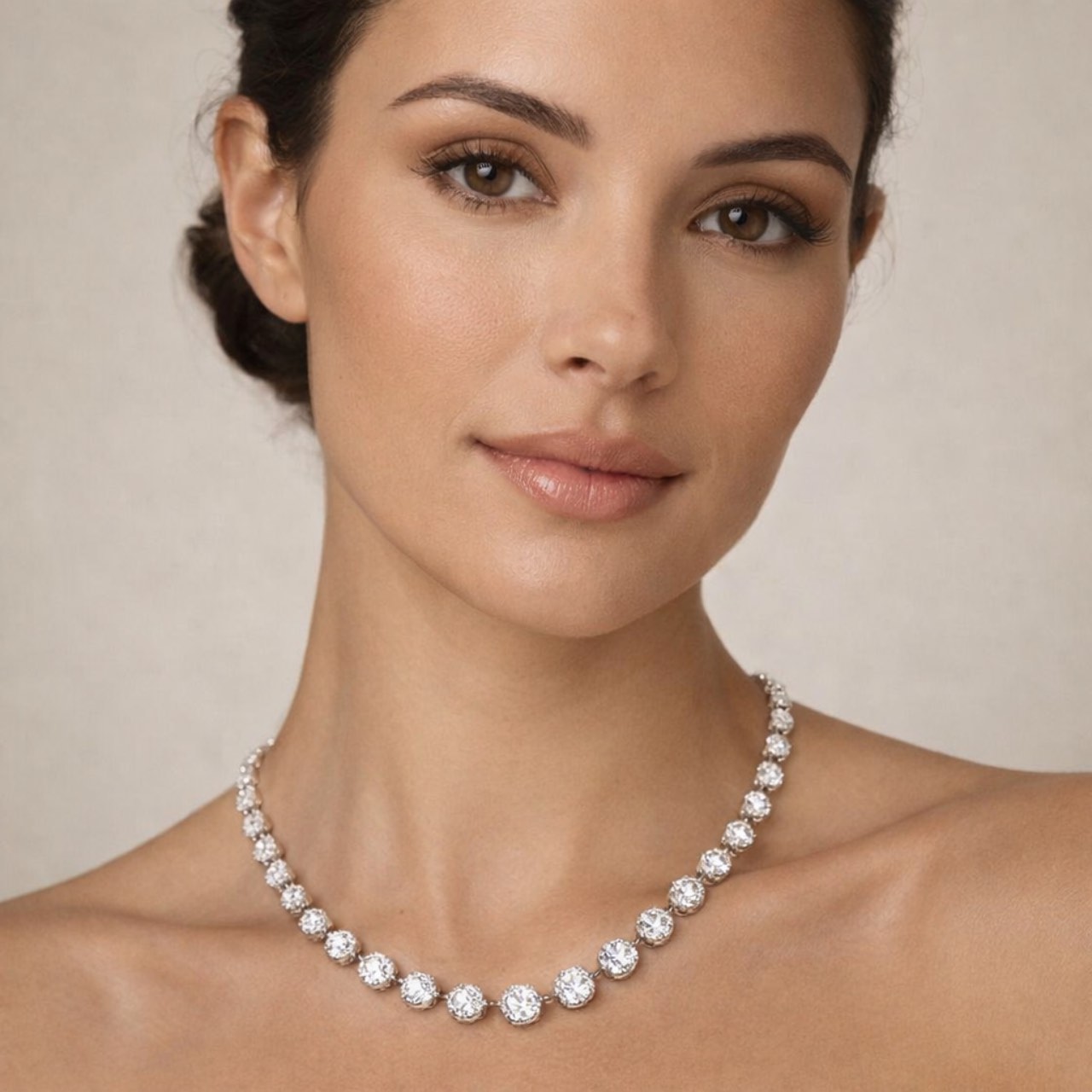 Platinum 51.08 Ct. Diamond Necklace