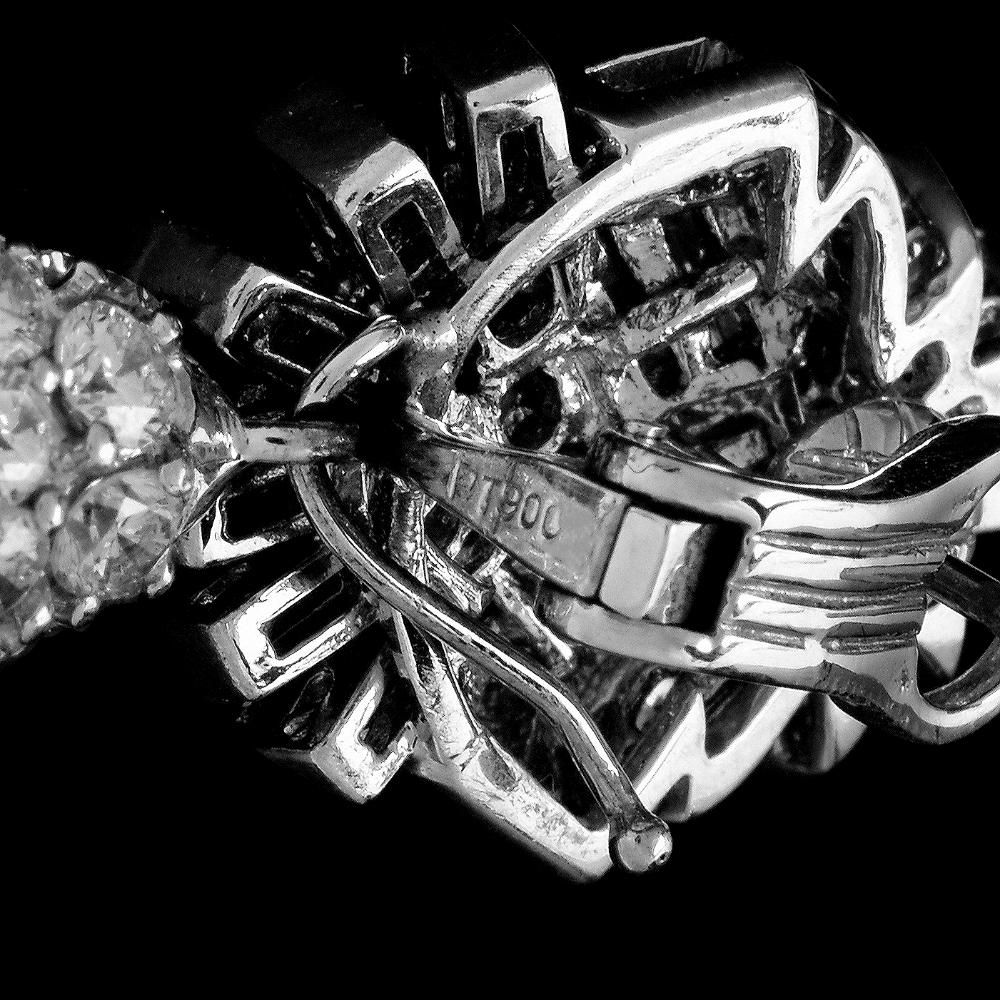 Art Deco Platinum South Sea Pearl & Diamond Earrings