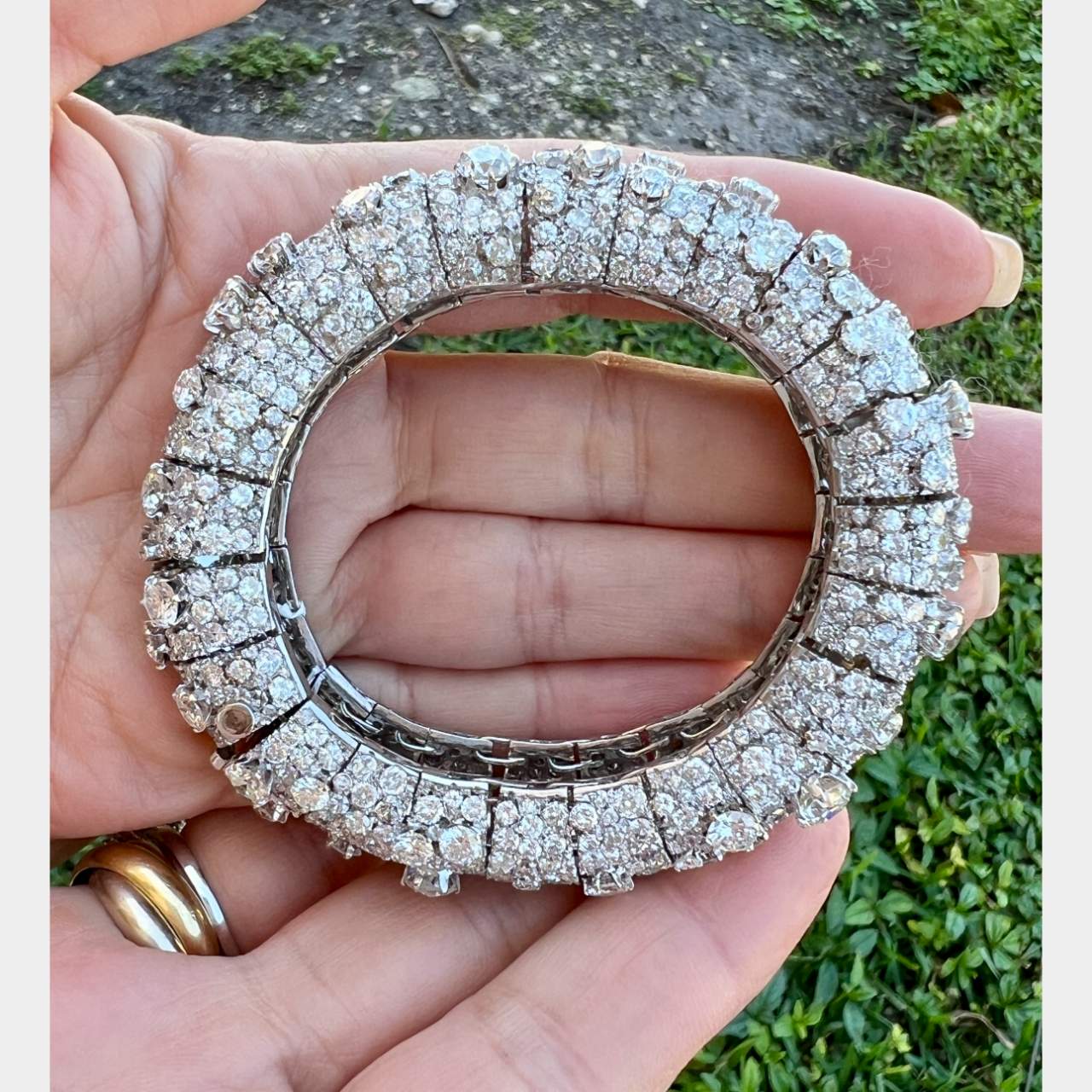 1960’s Platinum 84.00 Ct Diamond Bracelet