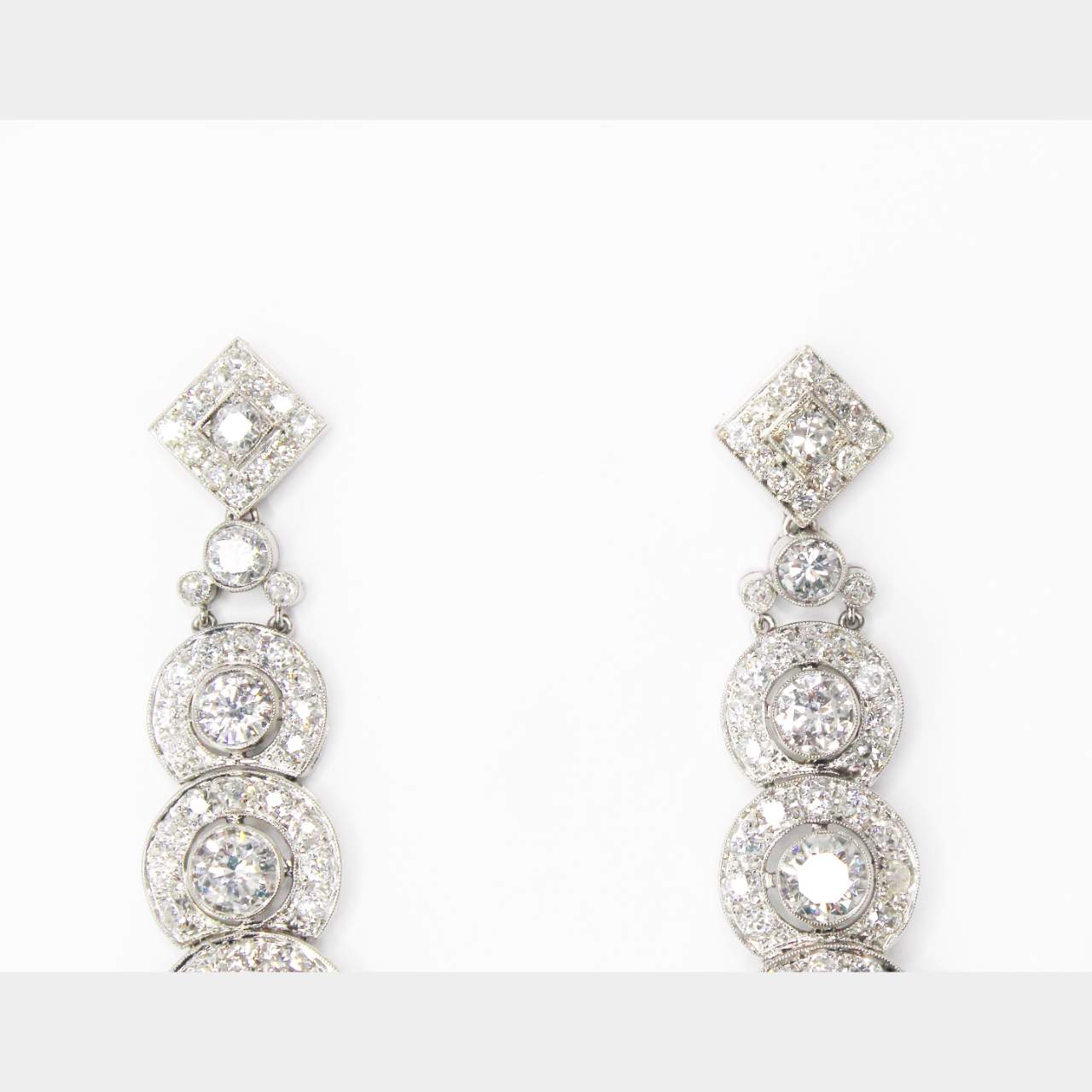 15.90 Ct  Diamond Earrings