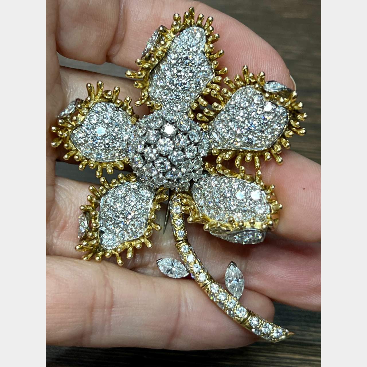 12.50 Ct Diamond Pin