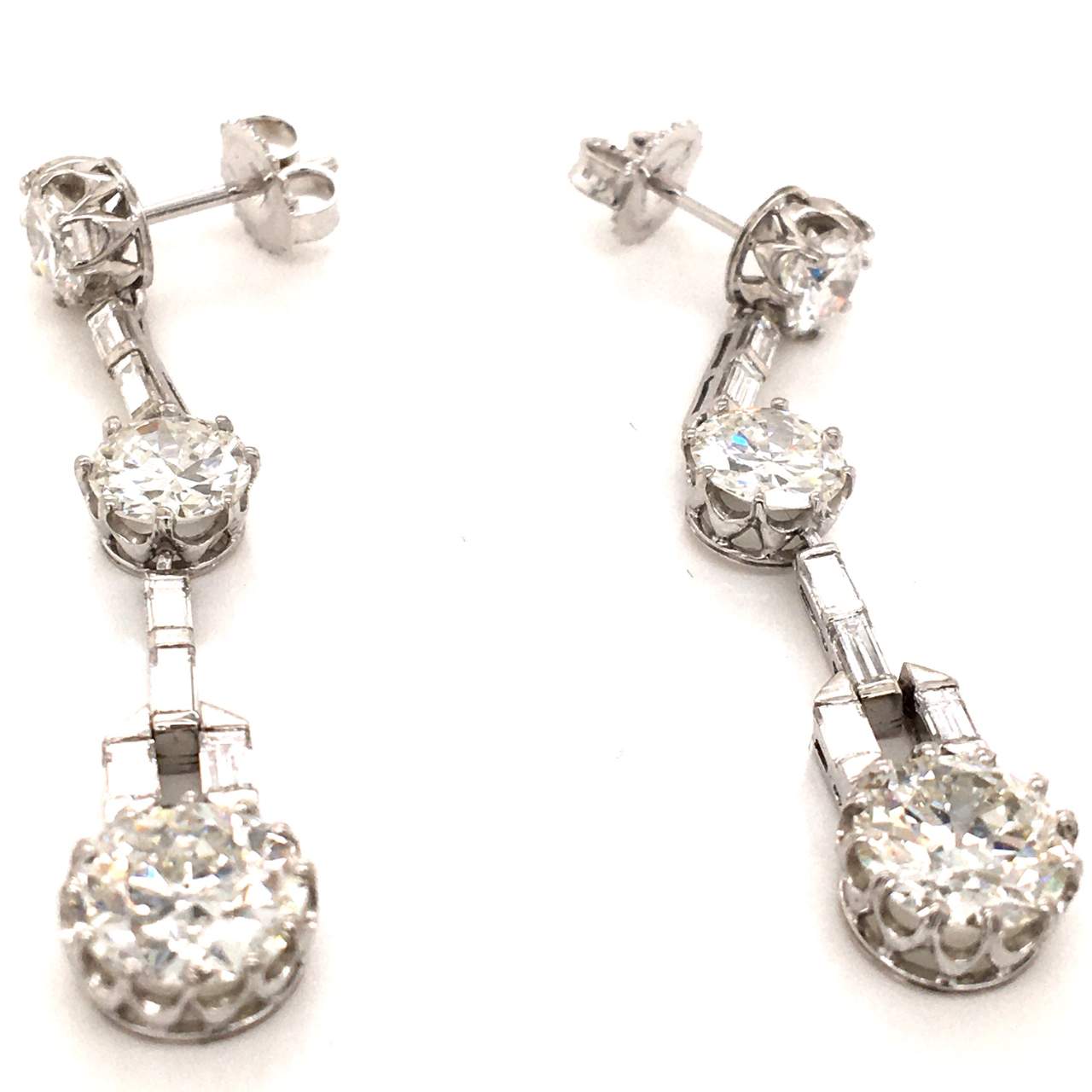 8.70 Ct Diamond Earrings