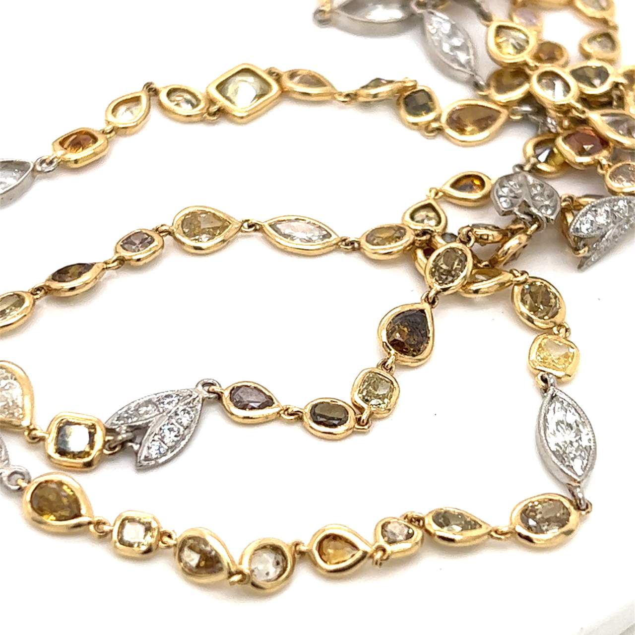 40.50 Ct Diamonds By The Yard Necklace