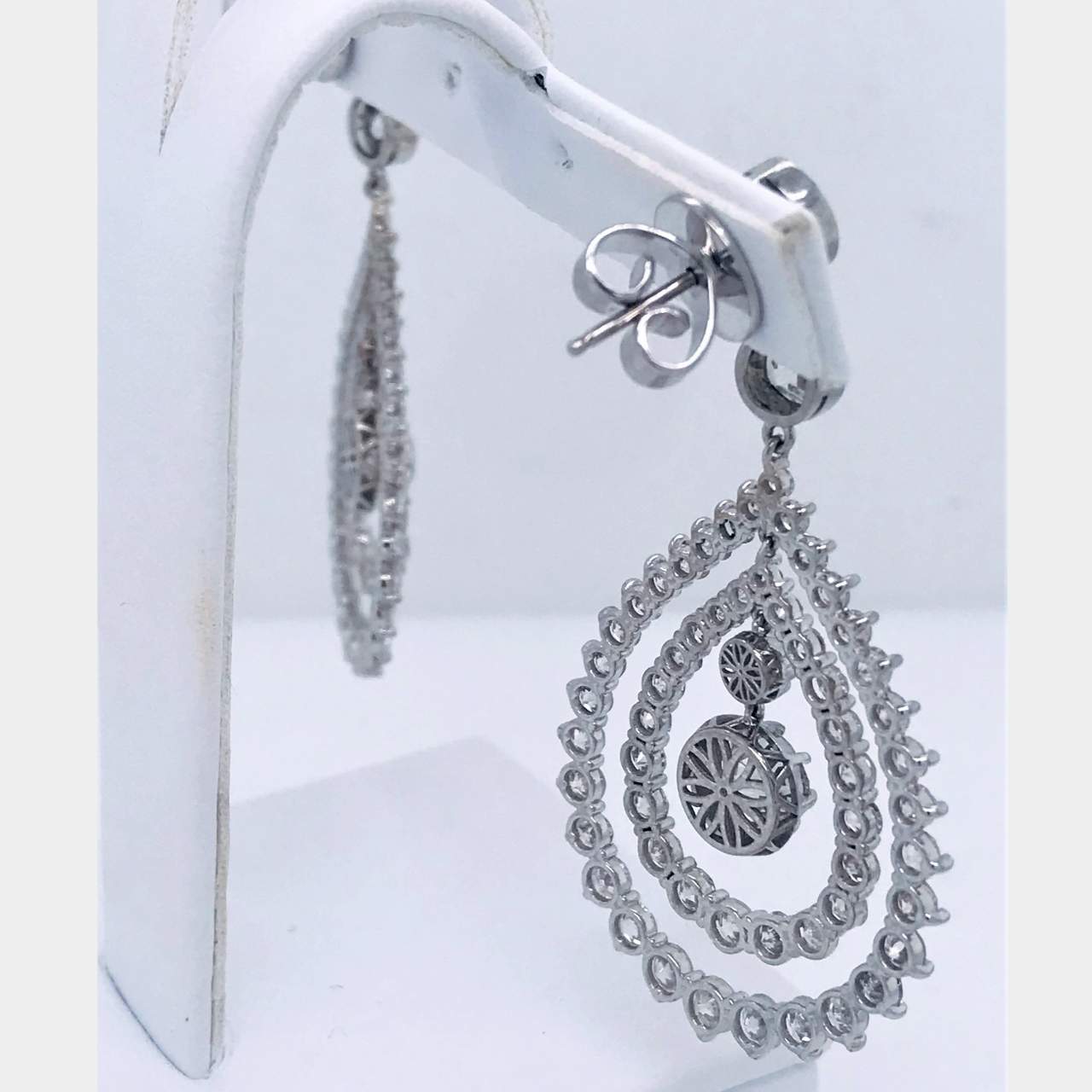 11.50 Ct Diamond Chandelier Earrings