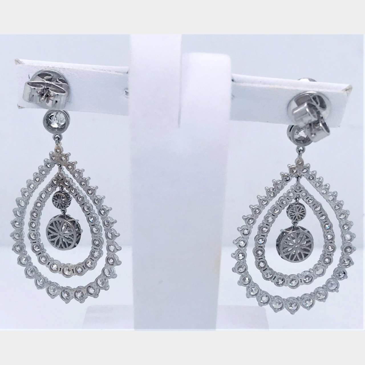 11.50 Ct Diamond Chandelier Earrings