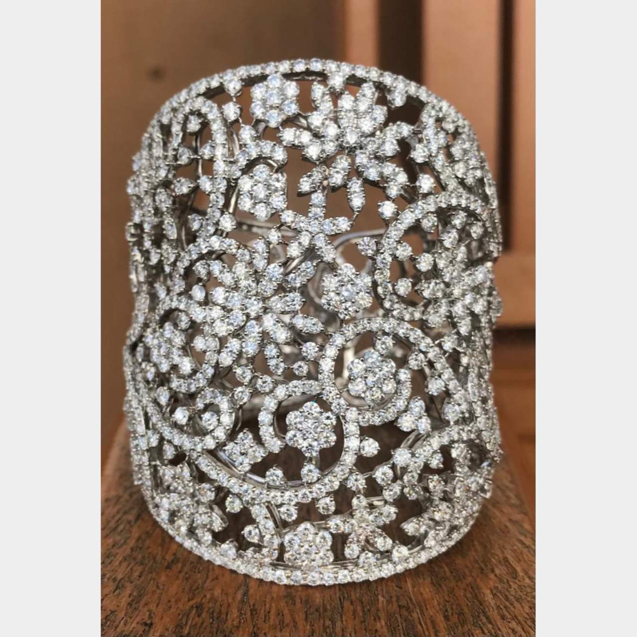45.36 Ct. Diamond Cuff
