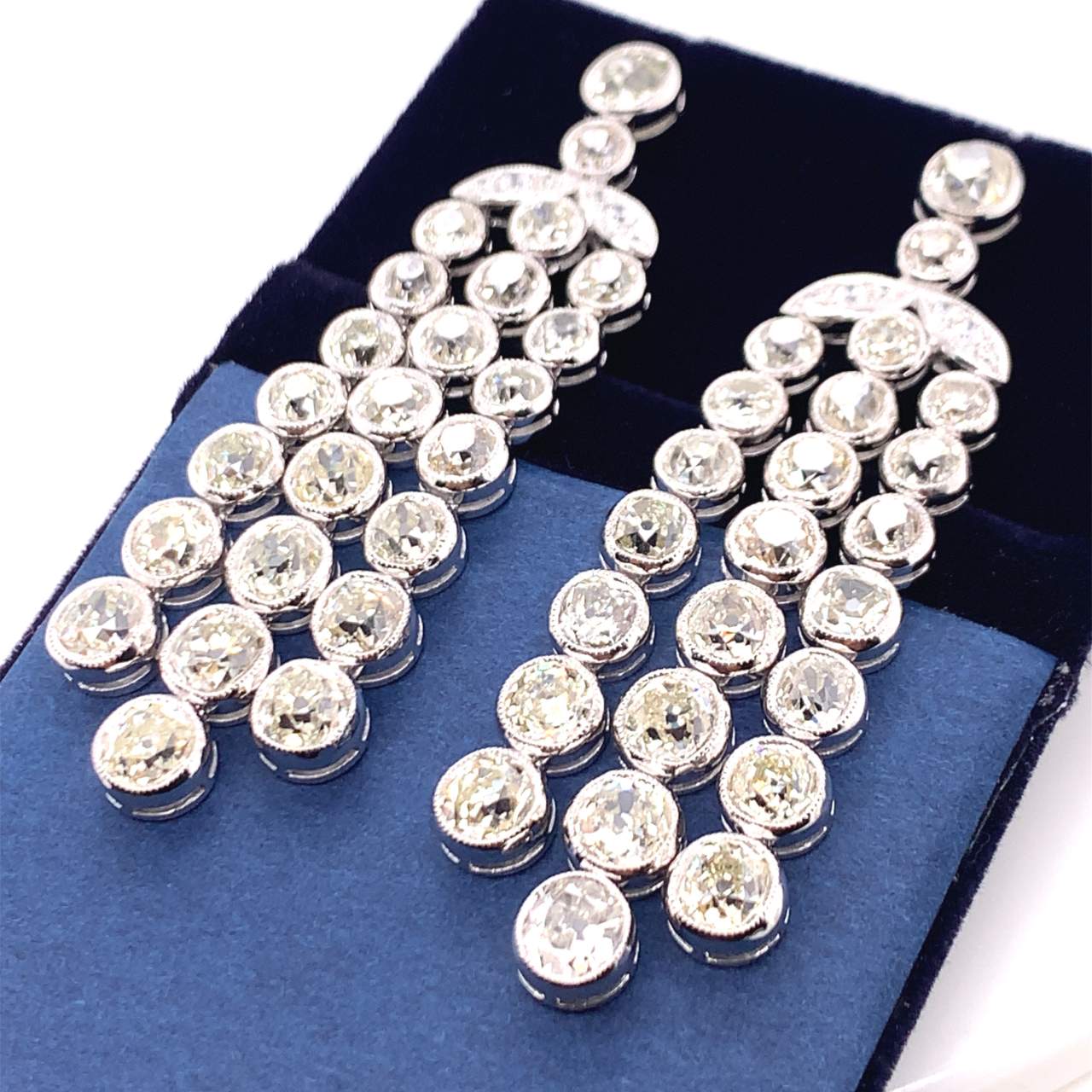 20.11 Ct Diamond Chandelier Earrings