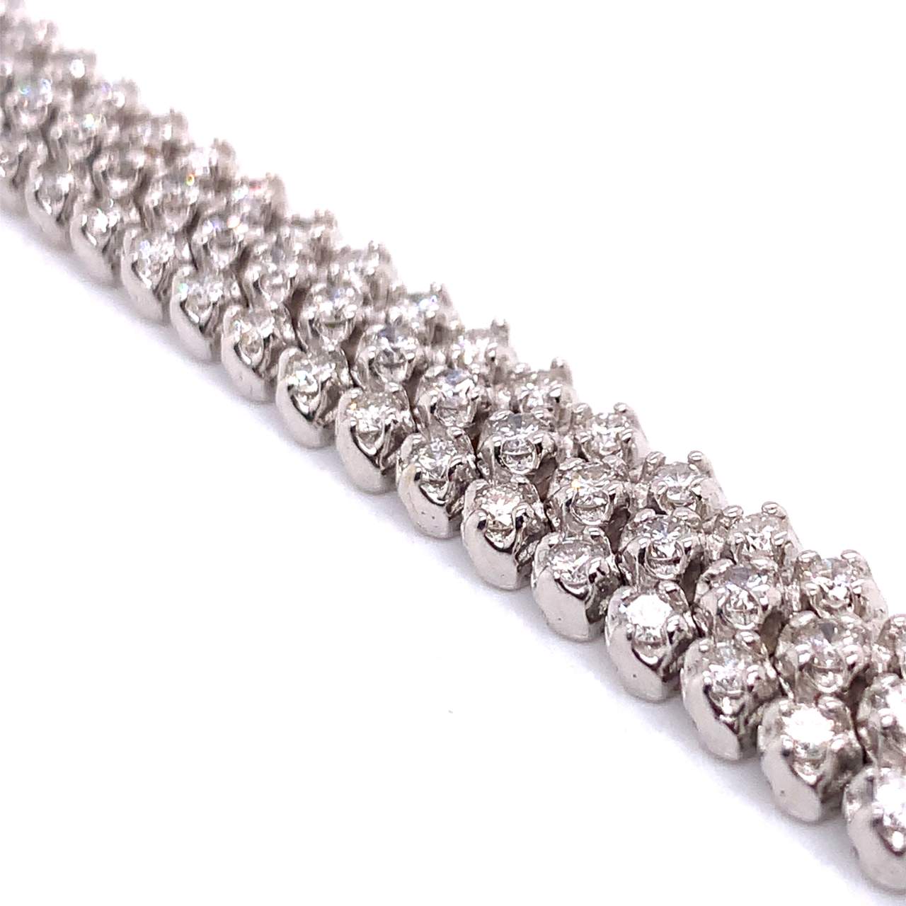 17.00 Ct. Necklace and Tennis Bracelet Set
