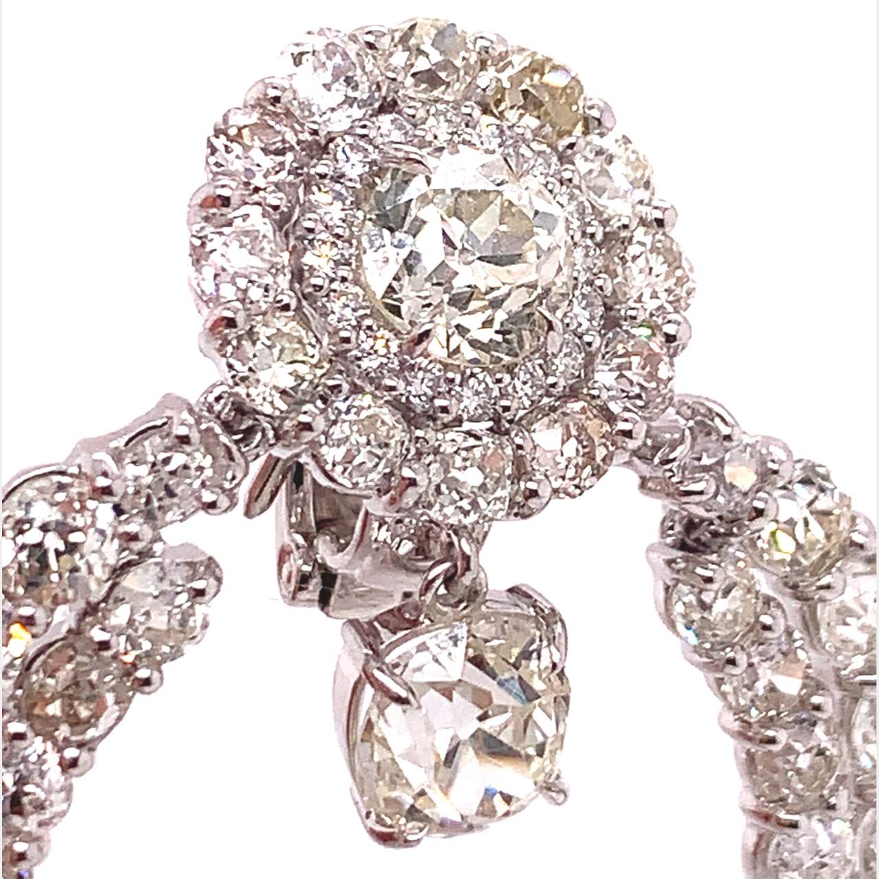 37.46 Ct. Sophia D Diamond Earrings