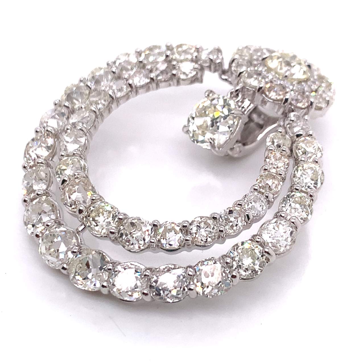 37.46 Ct. Sophia D Diamond Earrings