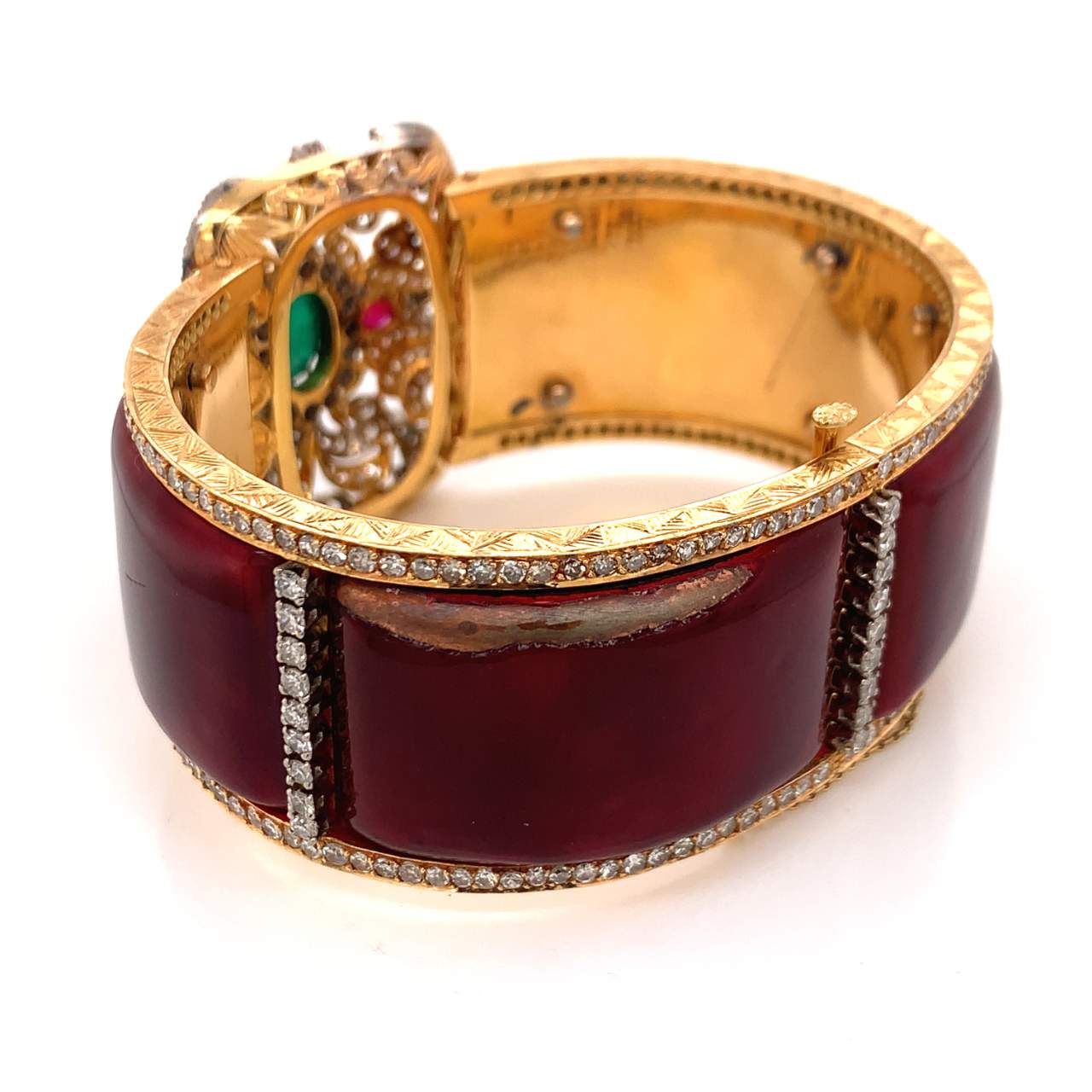 Ruby emerald bangles Clearance