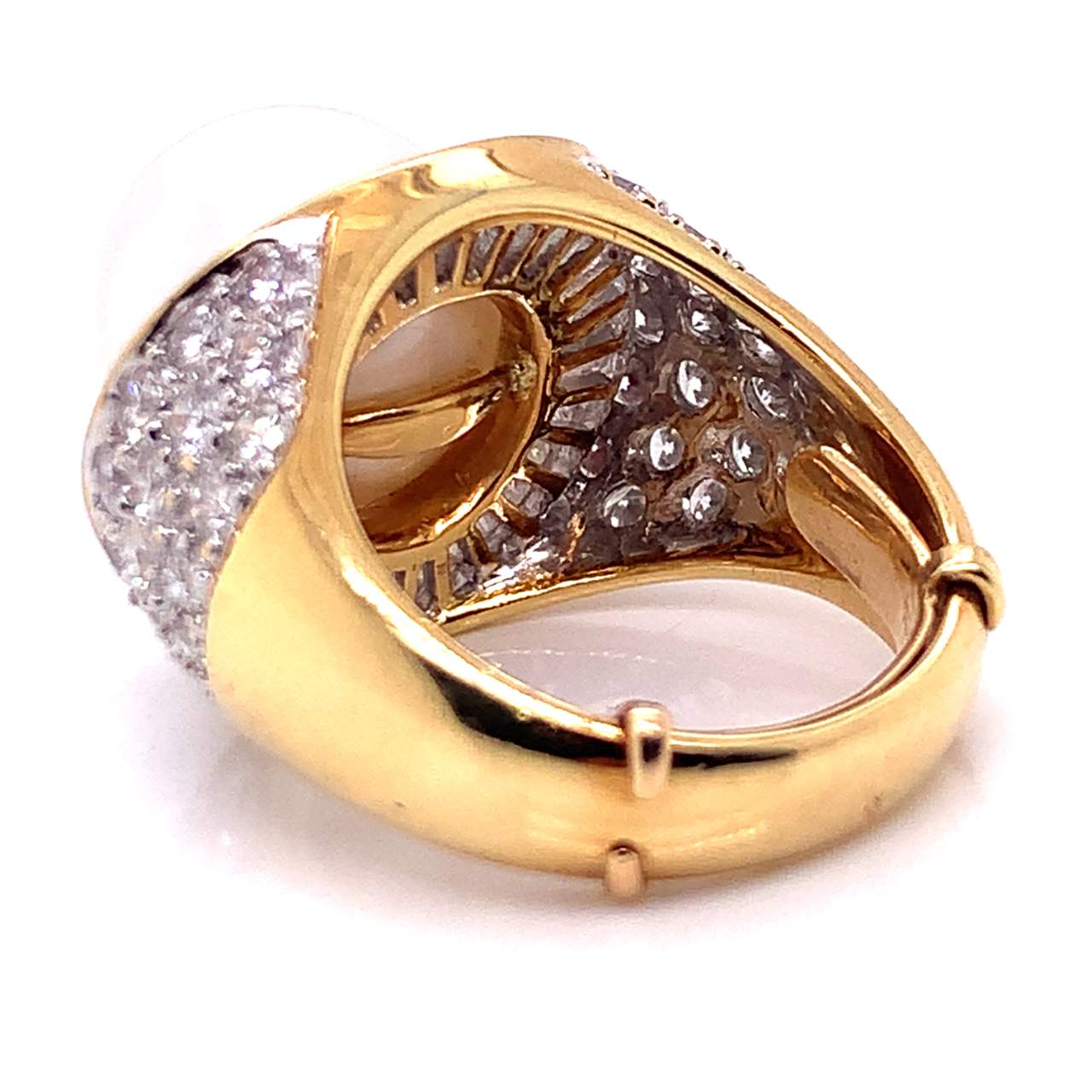 South Sea Pearl & Diamond Ring