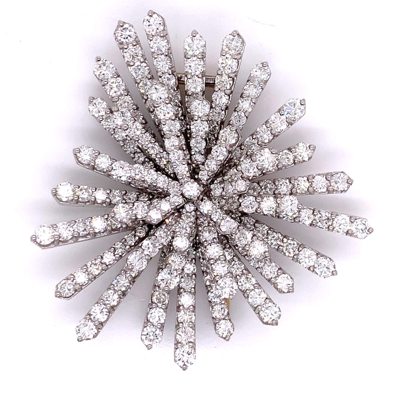 20.00 Ct. Diamond Brooch