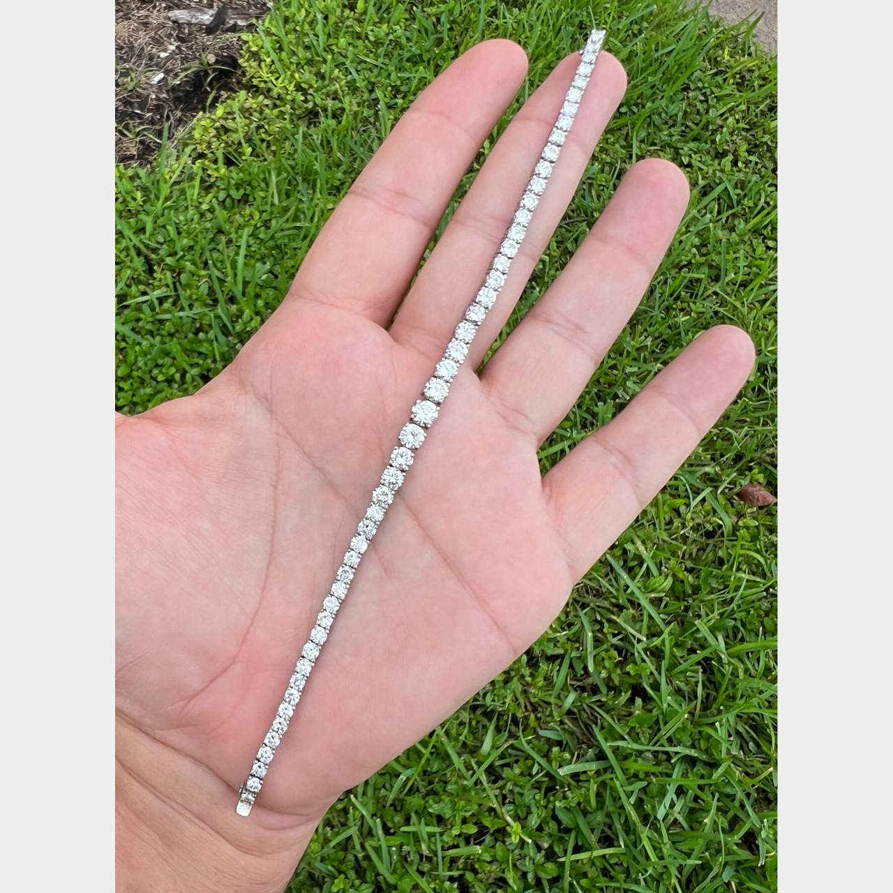 9.10 Ct. Diamond Tennis Bracelet