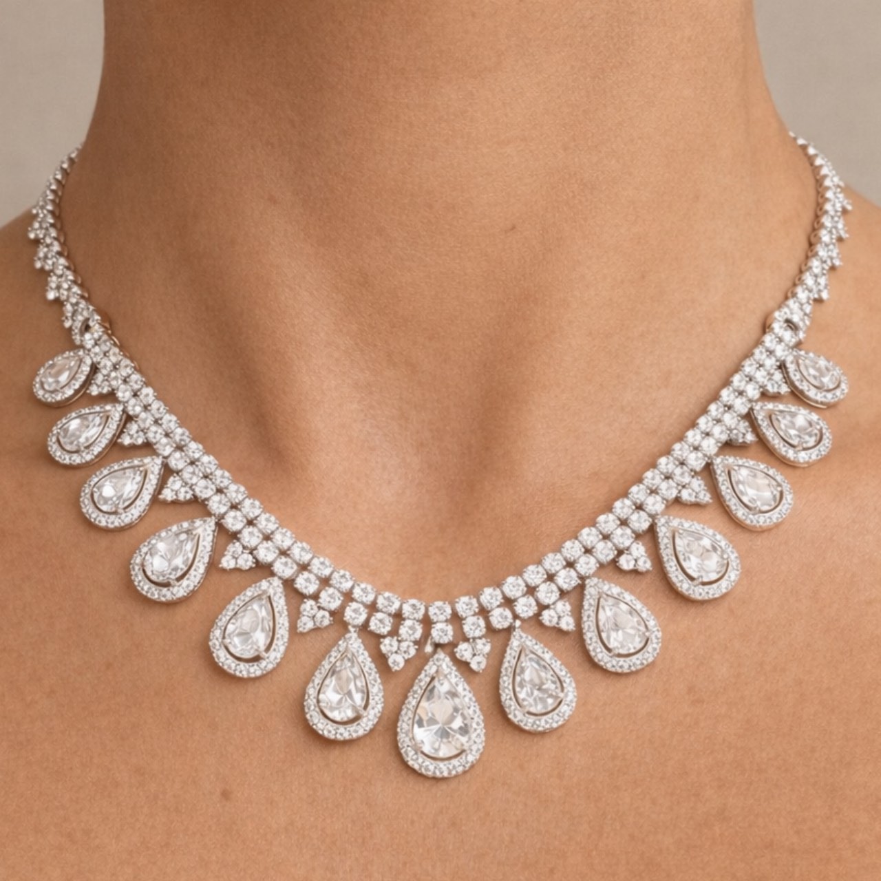 54.09 Ct Diamond Necklace