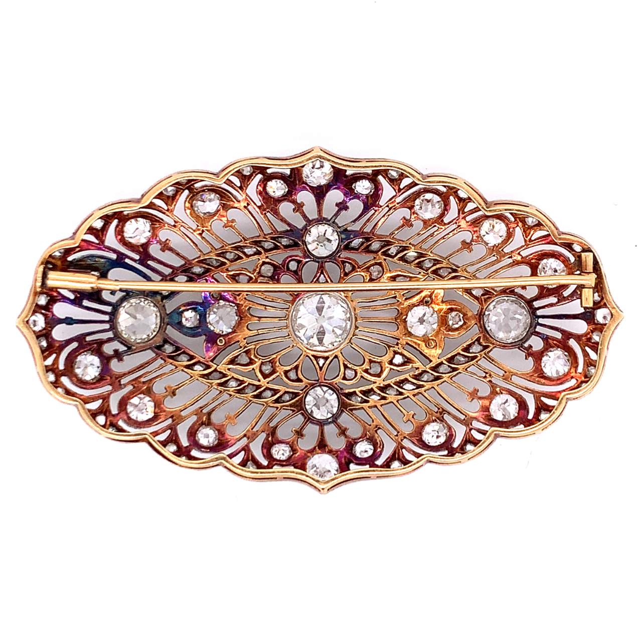 10.50 Ct. Diamond Brooch