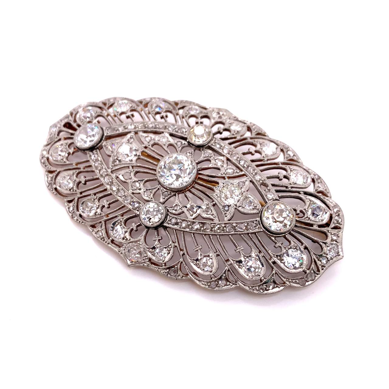 10.50 Ct. Diamond Brooch