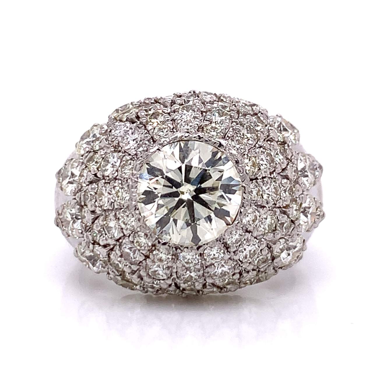 18K White Gold Diamond Ring