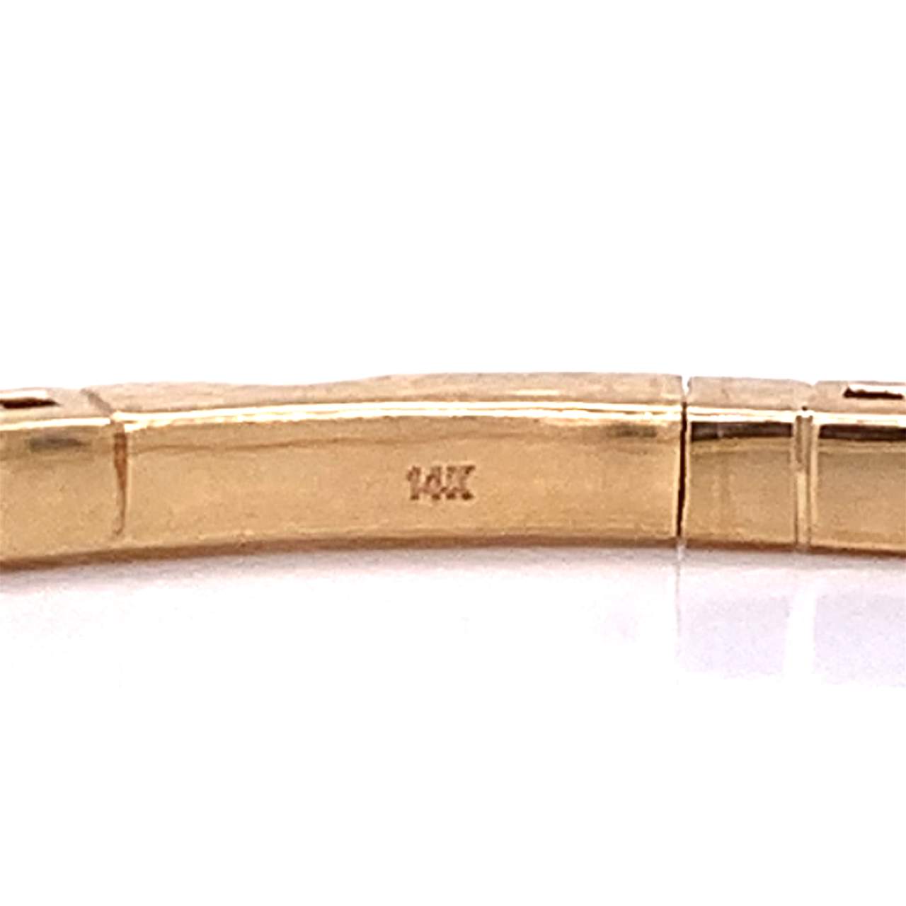 Yellow Gold 5.70 Ct. Diamond Bangle