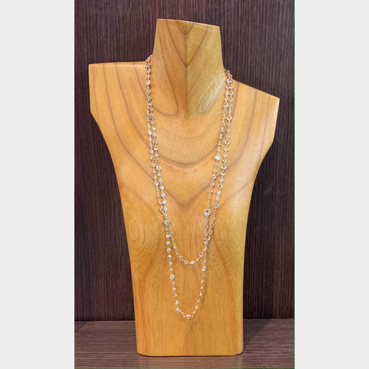 42.40 Ct. Diamond by the Yard Necklace