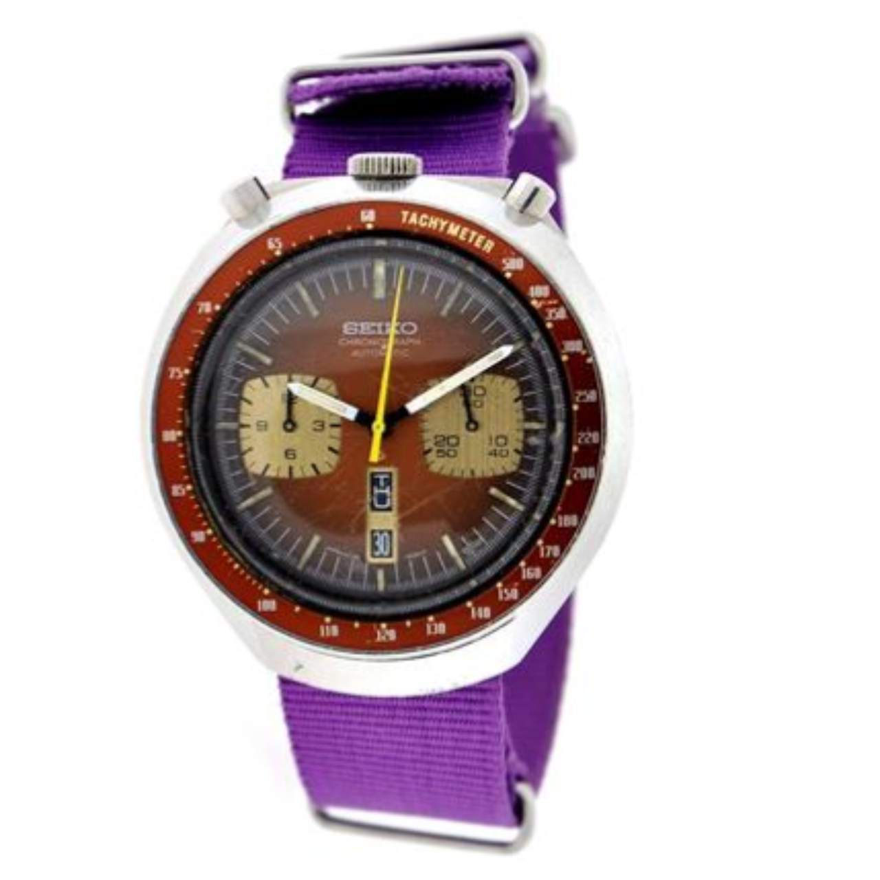 Seiko Stainless Steel Chronograph Watch