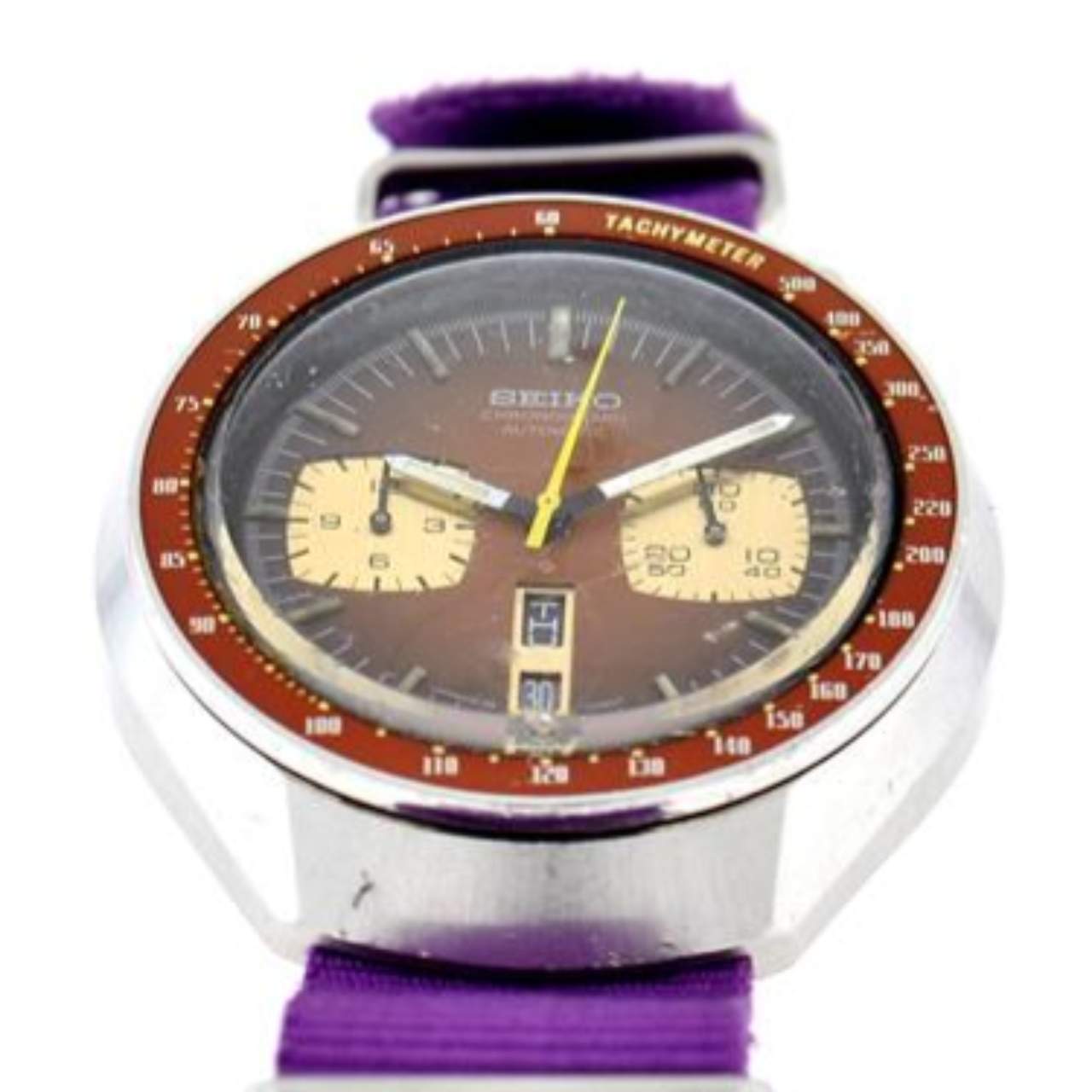 Seiko Stainless Steel Chronograph Watch