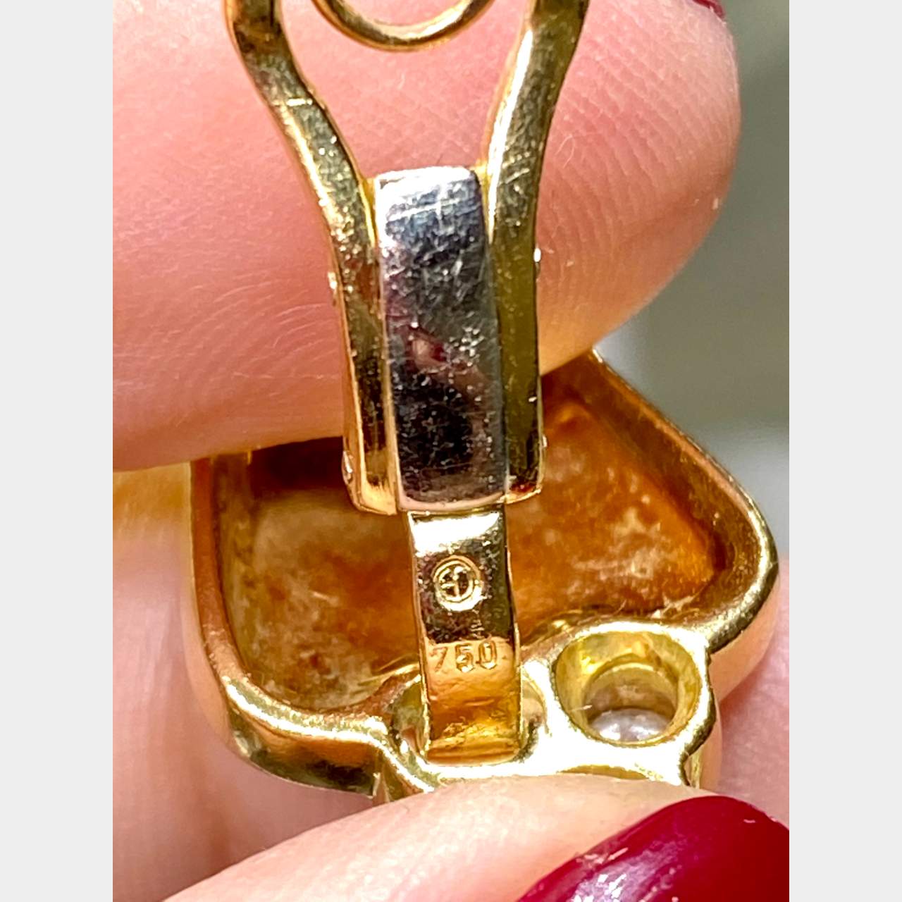 18K Yellow Gold 2.70 Ct. Diamond Earrings