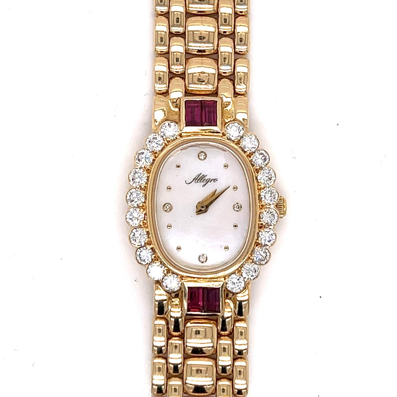 Allegro 14K Yellow Gold Ladies Watch