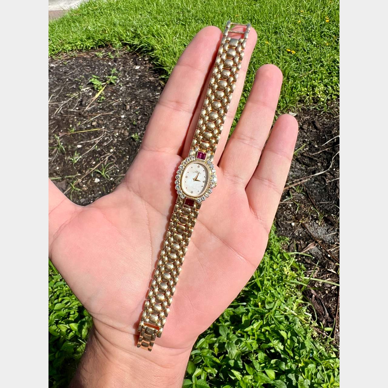 Allegro 14K Yellow Gold Ladies Watch