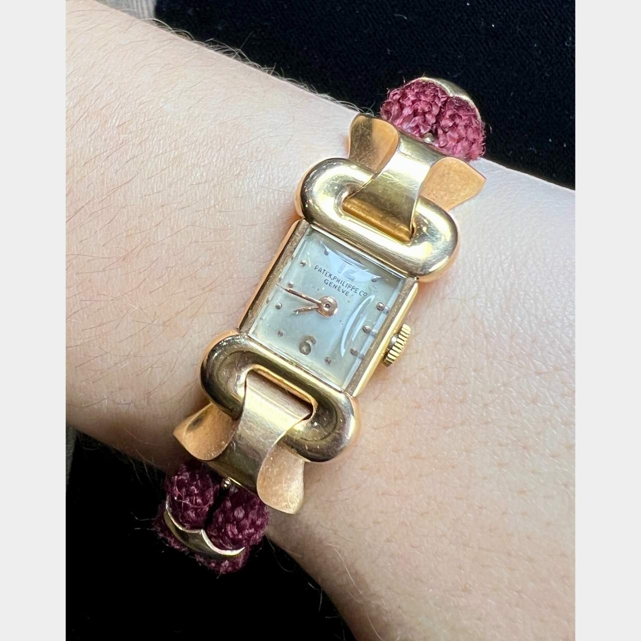Antique Patek Philippe 18K Yellow Gold Ladies Cocktail Watch