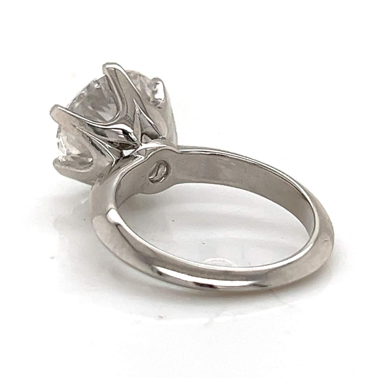 Tiffany & Co. Platinum GIA Certified 4.87 Ct. Diamond Engagement Ring