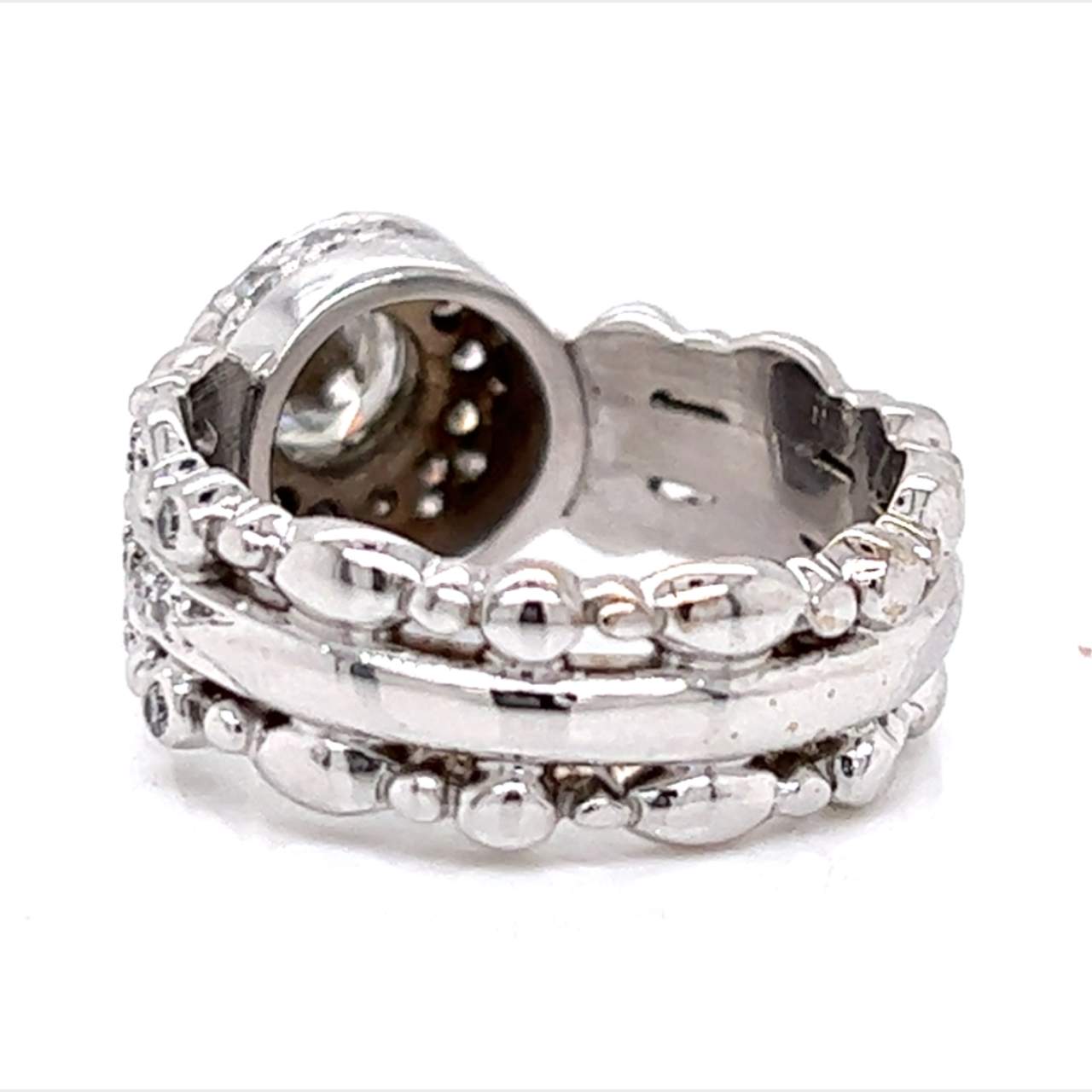 18K White Gold Diamond Ring