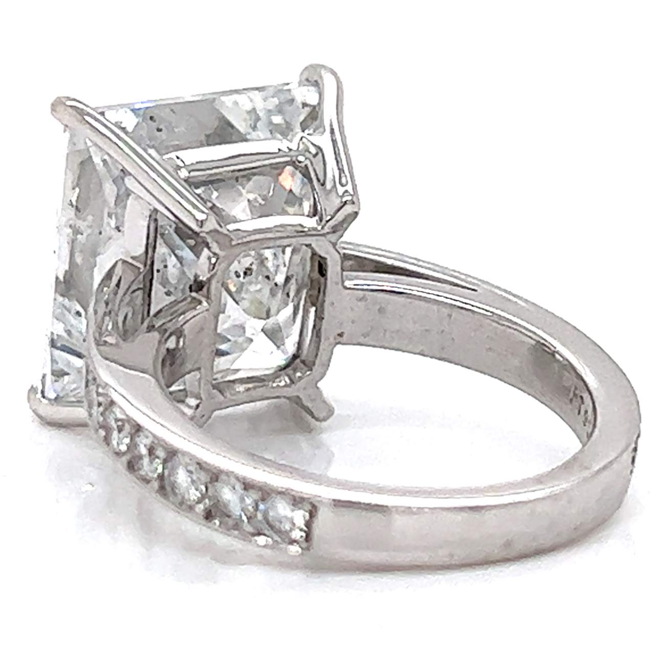 Platinum 13.49 Ct. GIA Certified Diamond Ring - Image 4