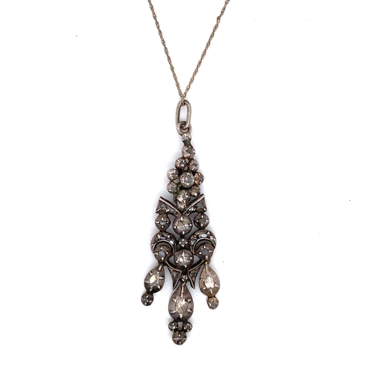Victorian Silver & Gold Necklace Victorian Silver & Gold Necklace