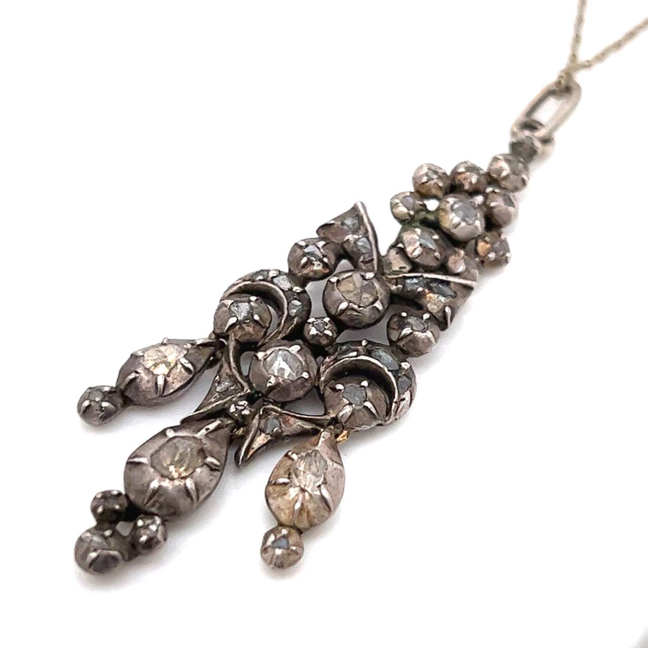 Victorian Silver & Gold Necklace