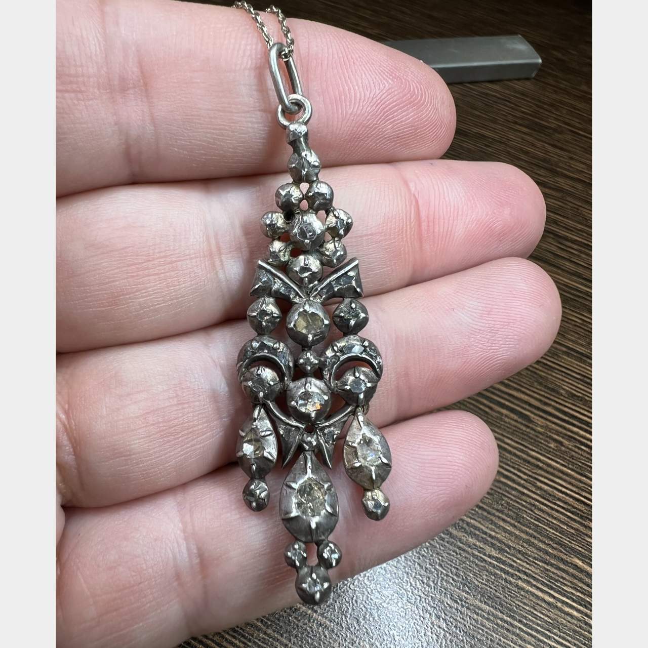 Victorian Silver & Gold Necklace