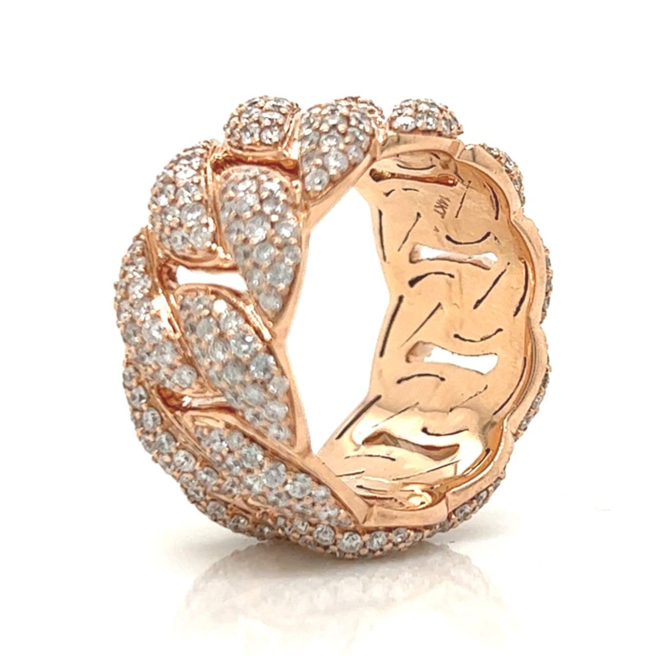 14K Rose Gold Diamond Ring