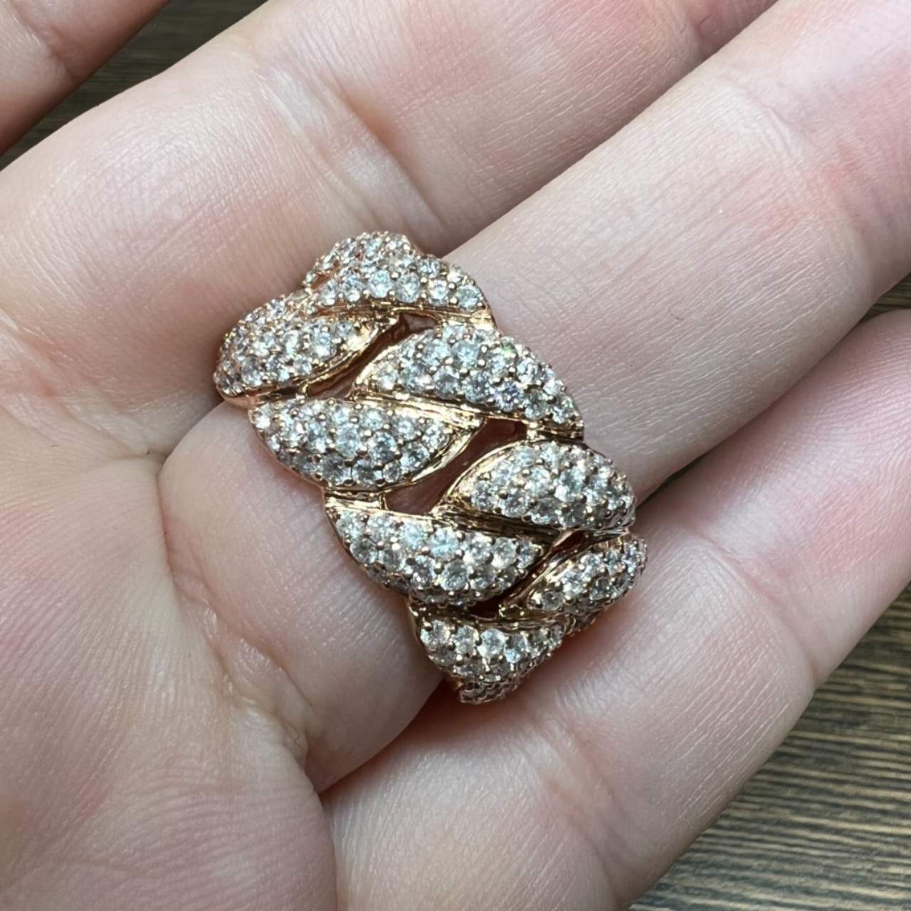 14K Rose Gold Diamond Ring