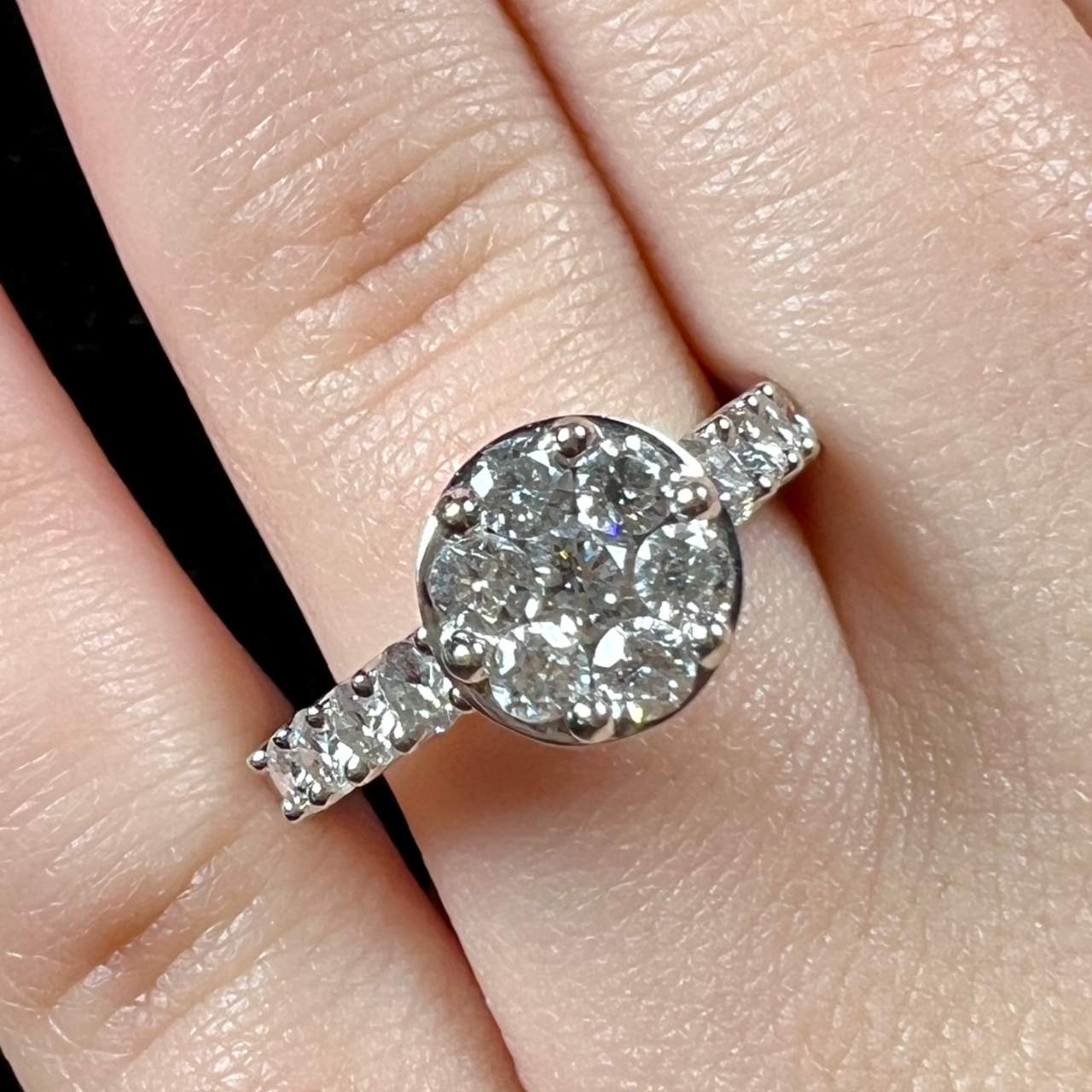 14K White Gold 1.00 Ct. Diamond Ring
