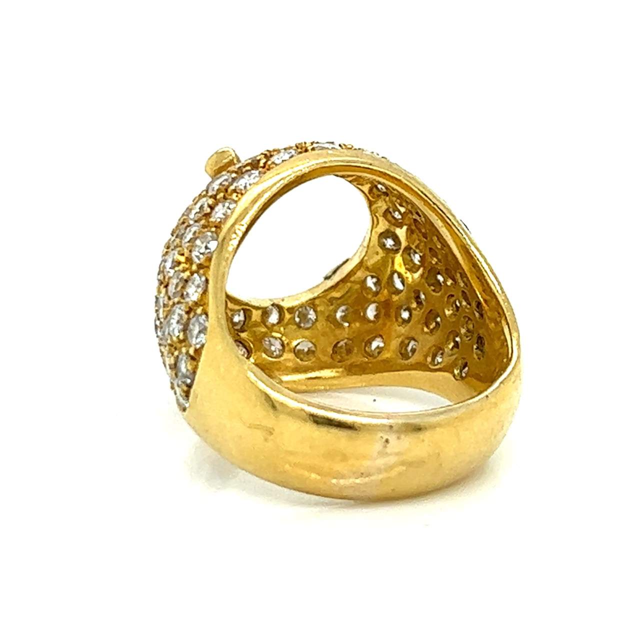 18K Yellow Gold Diamond Mounting